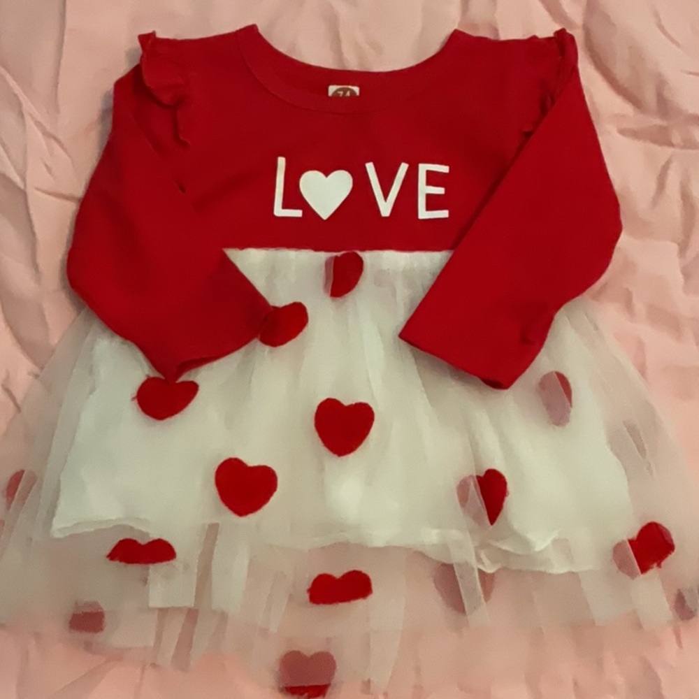 Red Heart dress Used